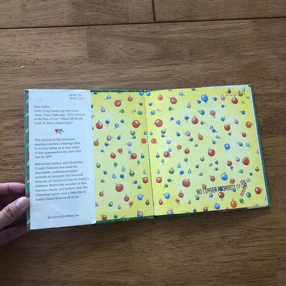 1997 Cyndy Szekeres' Yes, Virginia There is a Santa Claus HC DJ Gift Book Size - Picture 7 of 8